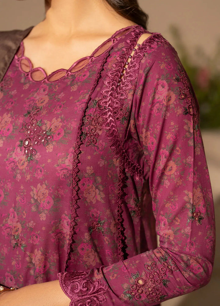 Iznik Embroidered Lawn Suit Unstitched 3 Piece IZ25FE EFL-09 - Summer Collection