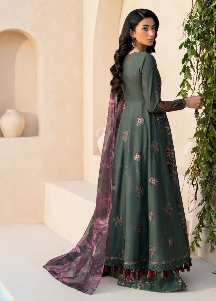 Iznik Embroidered Lawn Suit Unstitched 3 Piece IZ25FE EFL-11 - Summer Collection