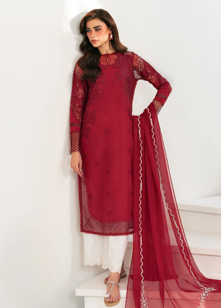 Iznik Embroidered Lawn Suits Unstitched 3 Piece IZ25FE IFE-01 - Summer Collection