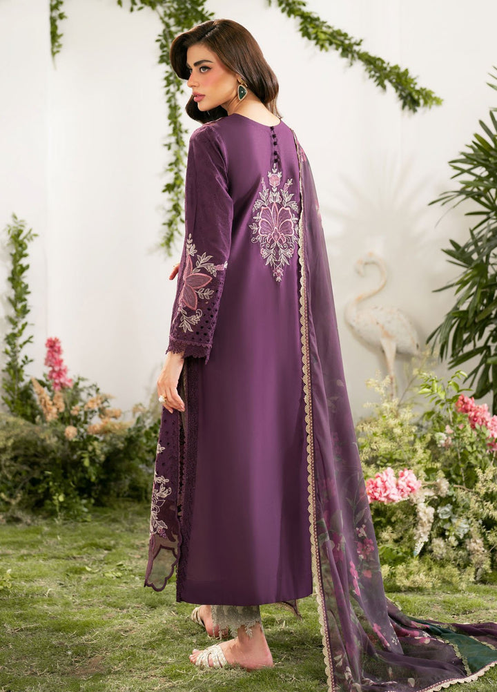 Iznik Embroidered Lawn Suits Unstitched 3 Piece IZ25FE IFE-03 - Summer Collection