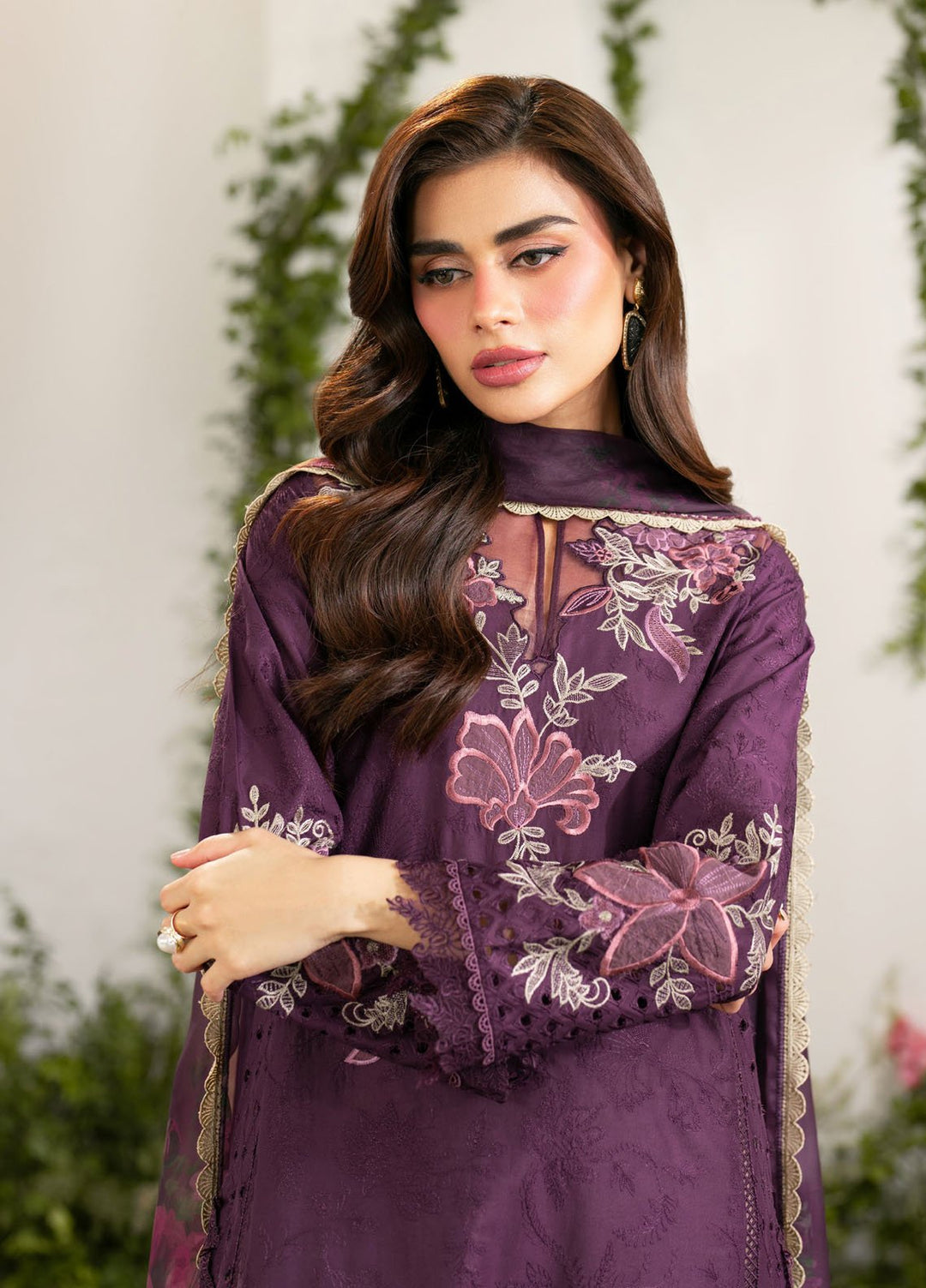 Iznik Embroidered Lawn Suits Unstitched 3 Piece IZ25FE IFE-03 - Summer Collection
