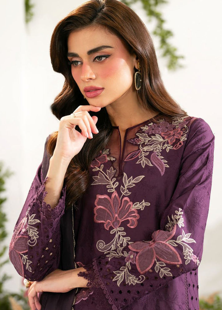 Iznik Embroidered Lawn Suits Unstitched 3 Piece IZ25FE IFE-03 - Summer Collection