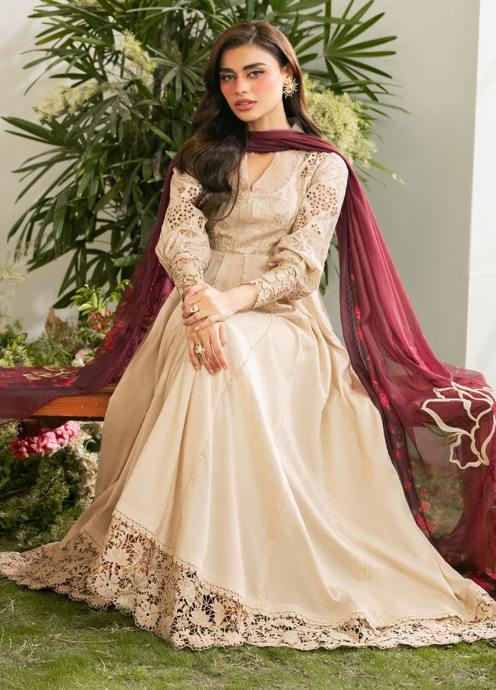 Iznik Embroidered Lawn Suits Unstitched 3 Piece IZ25FE IFE-05 - Summer Collection