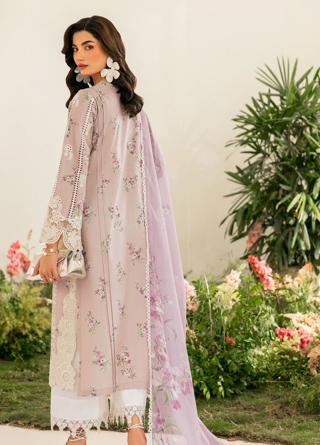Iznik Embroidered Lawn Suits Unstitched 3 Piece IZ25FE IFE-09 - Summer Collection