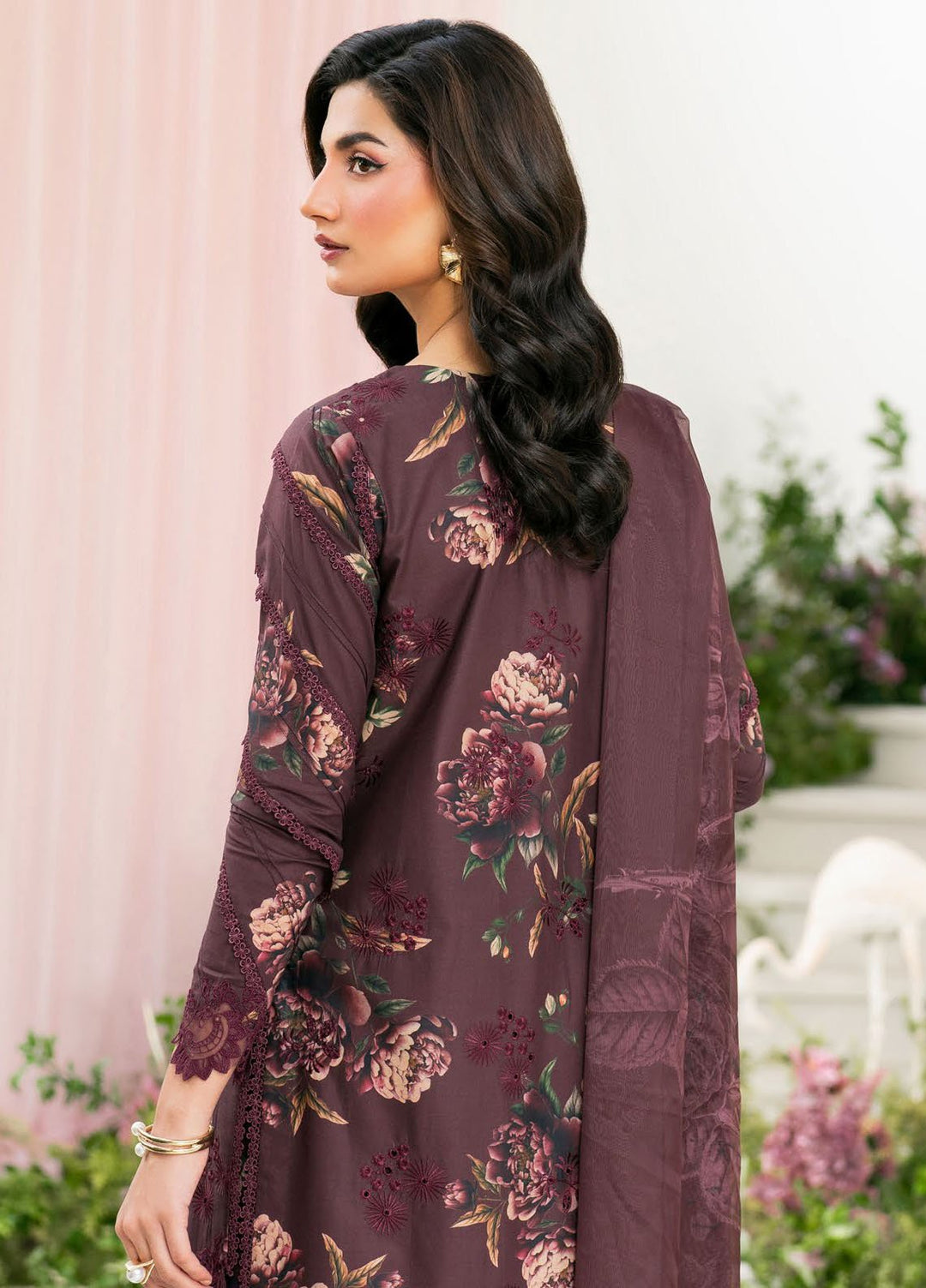 Iznik Embroidered Lawn Suits Unstitched 3 Piece IZ25FE IFE-10 - Summer Collection