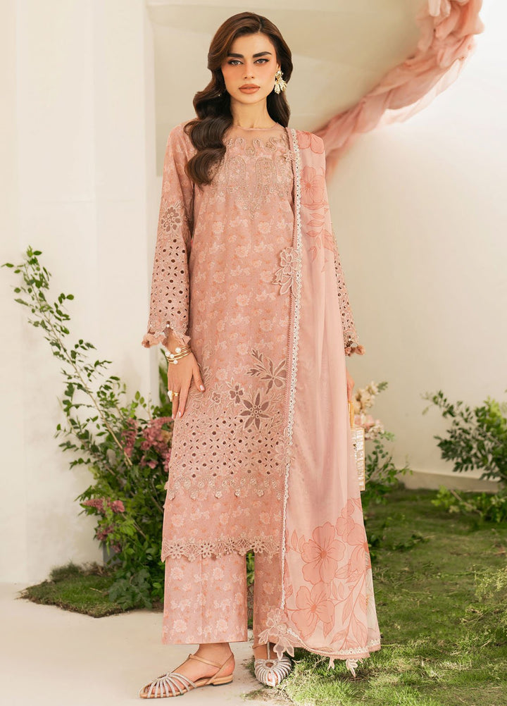 Iznik Embroidered Lawn Suits Unstitched 3 Piece IZ25FE IFE-12 - Summer Collection