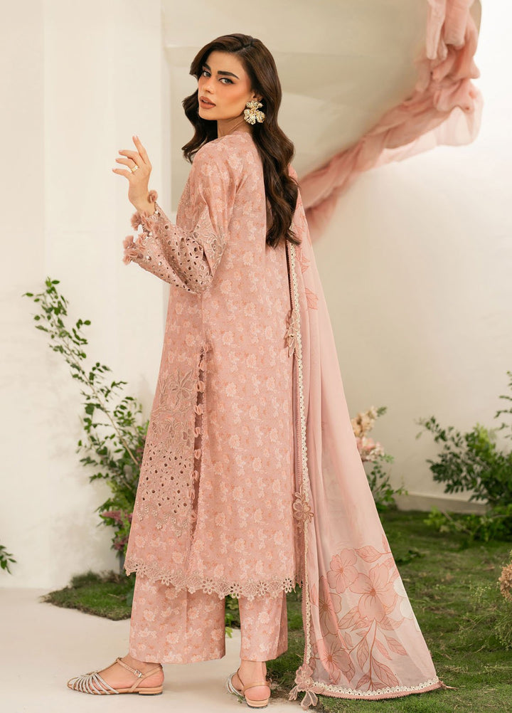 Iznik Embroidered Lawn Suits Unstitched 3 Piece IZ25FE IFE-12 - Summer Collection