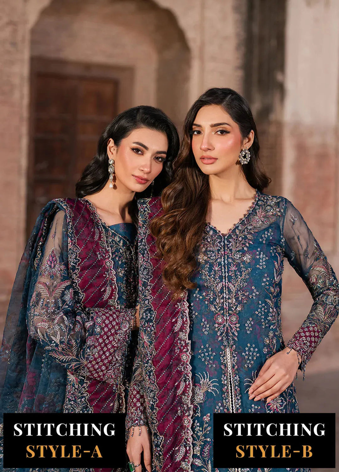 Iznik Embroidered Organza Suits Unstitched 3 Piece IZ25LC ILC-03 - Luxury Collection