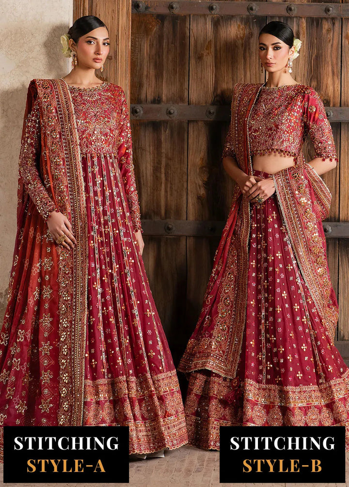 Iznik Embroidered Silk Suits Unstitched 3 Piece IZ25LC ILC-07 - Luxury Collection