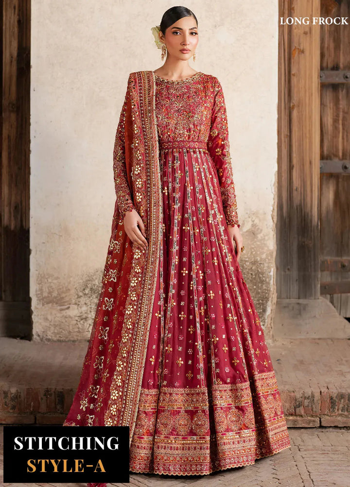 Iznik Embroidered Silk Suits Unstitched 3 Piece IZ25LC ILC-07 - Luxury Collection