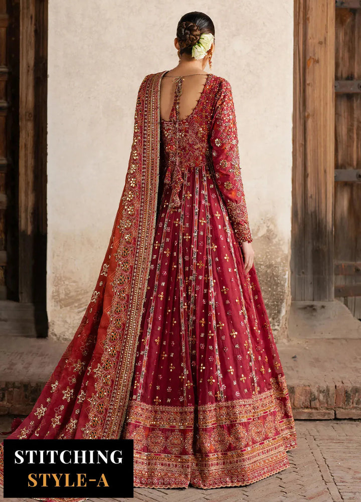 Iznik Embroidered Silk Suits Unstitched 3 Piece IZ25LC ILC-07 - Luxury Collection