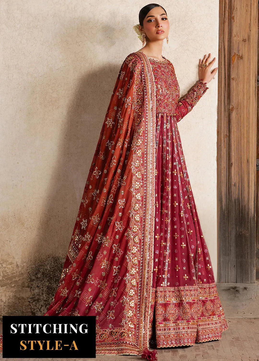 Iznik Embroidered Silk Suits Unstitched 3 Piece IZ25LC ILC-07 - Luxury Collection