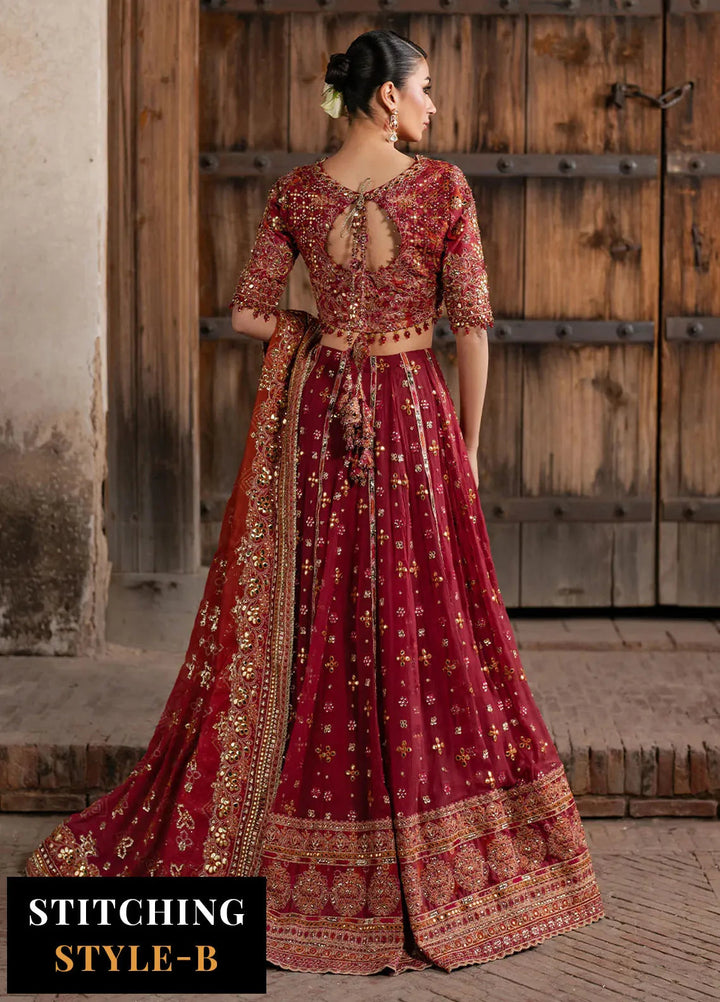 Iznik Embroidered Silk Suits Unstitched 3 Piece IZ25LC ILC-07 - Luxury Collection