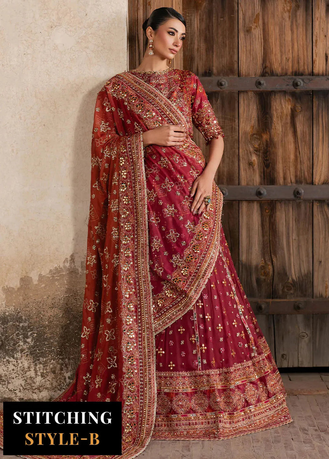 Iznik Embroidered Silk Suits Unstitched 3 Piece IZ25LC ILC-07 - Luxury Collection