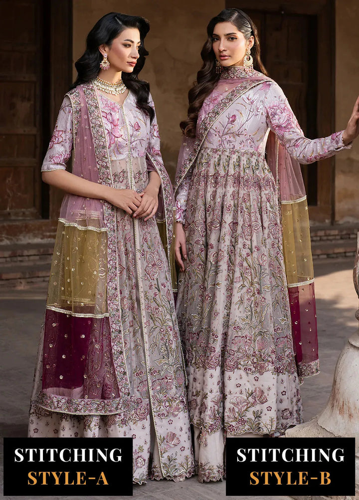 Iznik Embroidered Silk Suits Unstitched 3 Piece IZ25LC ILC-08 - Luxury Collection