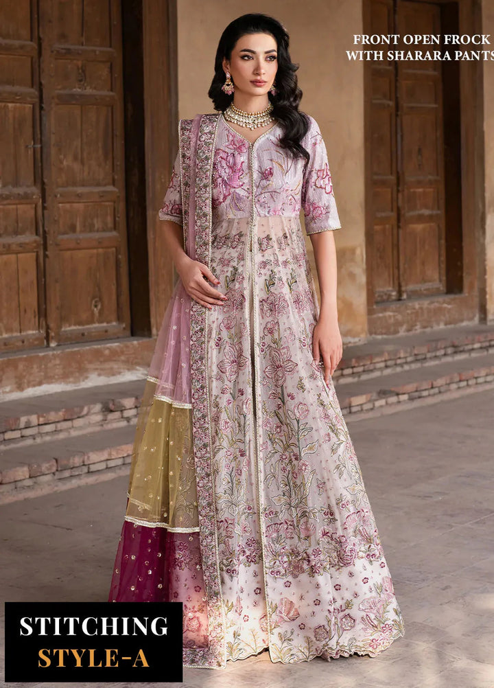 Iznik Embroidered Silk Suits Unstitched 3 Piece IZ25LC ILC-08 - Luxury Collection