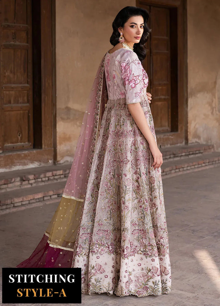 Iznik Embroidered Silk Suits Unstitched 3 Piece IZ25LC ILC-08 - Luxury Collection