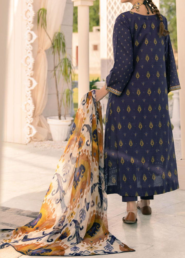 Guzel By Iznik Embroidered Lawn Suits Unstitched 3 Piece IZ21G 03 Mavikus - Summer Collection
