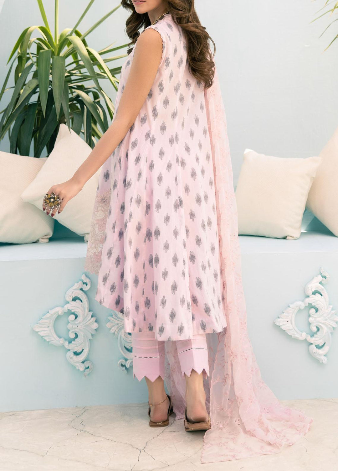 Guzel By Iznik Embroidered Jacquard Suits Unstitched 3 Piece IZ21G 10 Saflik - Summer Collection