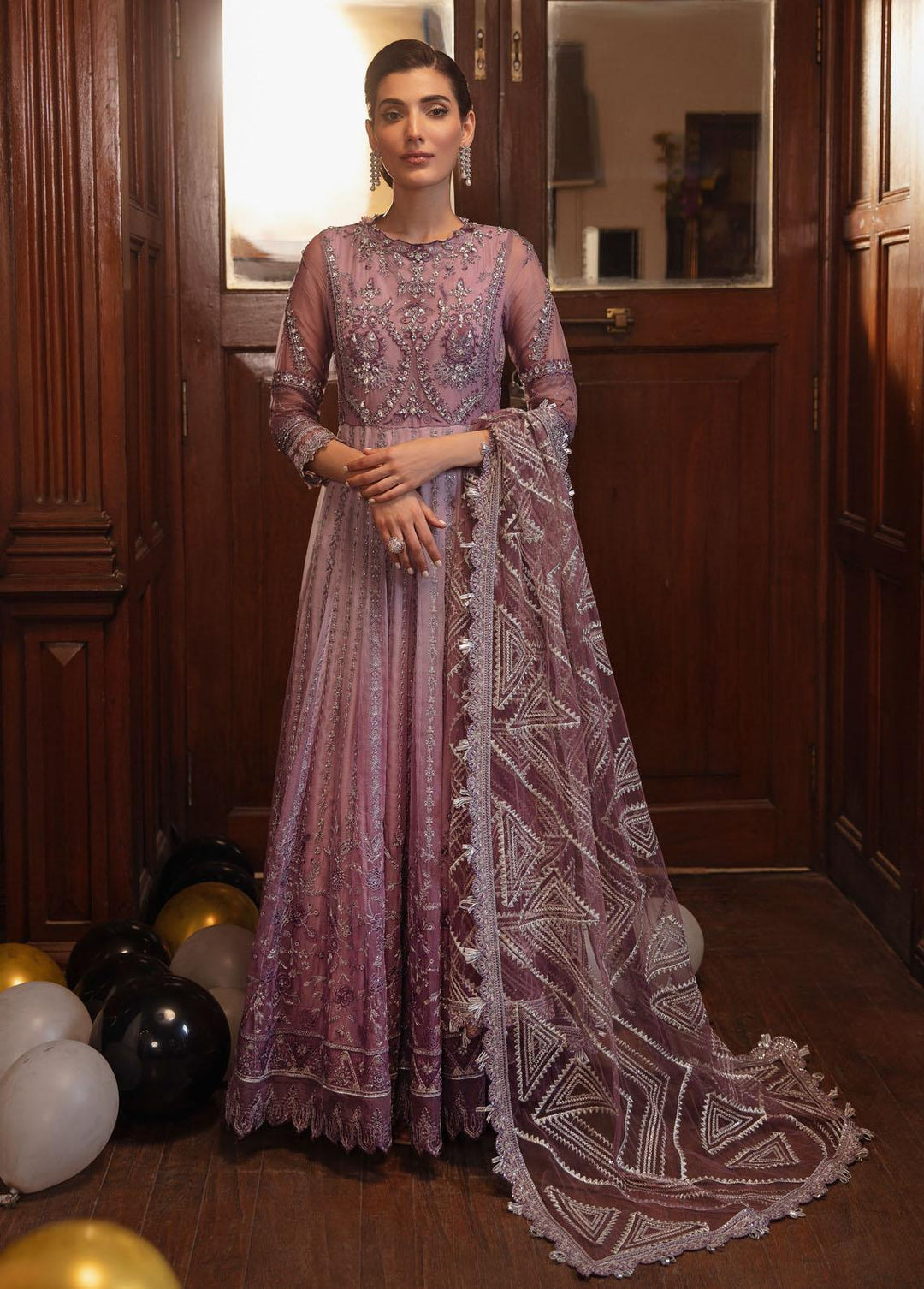 La Royale By Iznik Embroidered Chiffon Suits Unstitched 3 Piece IZ22R IRC-02 Epoch - Luxury Collection