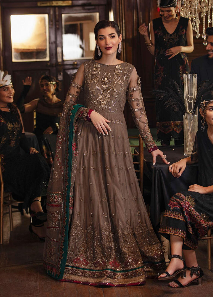 La Royale By Iznik Embroidered Net Suits Unstitched 3 Piece IZ22R IRC-05 Sabaism - Luxury Collection