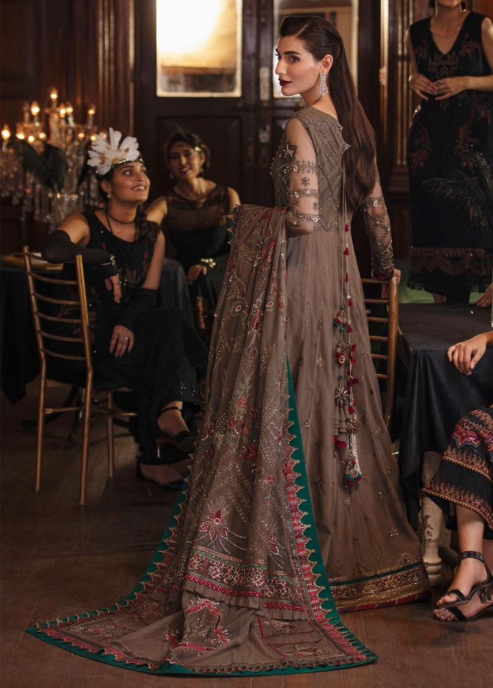 La Royale By Iznik Embroidered Net Suits Unstitched 3 Piece IZ22R IRC-05 Sabaism - Luxury Collection