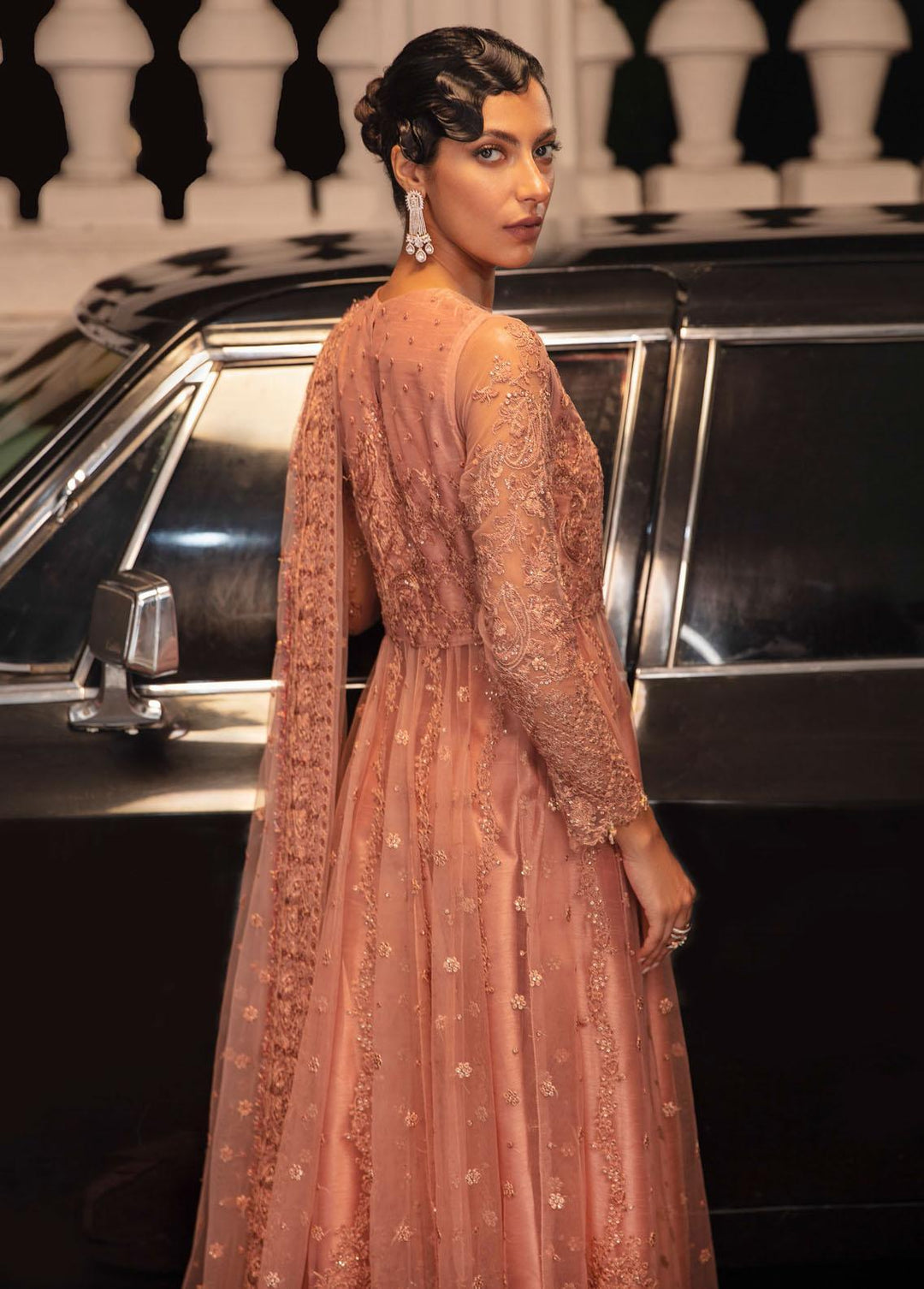 La Royale By Iznik Embroidered Net Suits Unstitched 3 Piece IZ22R IRC-06 Mellifluous - Luxury Collection