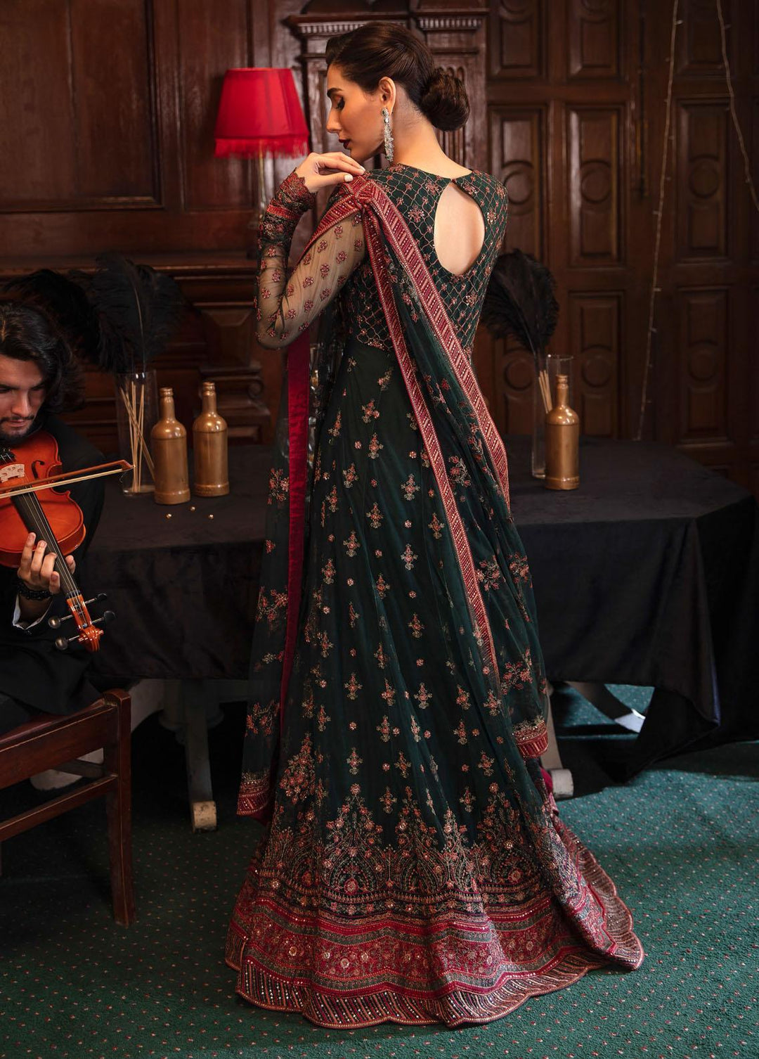 La Royale By Iznik Embroidered Net Suits Unstitched 3 Piece IZ22R IRC-08 Espoir - Luxury Collection