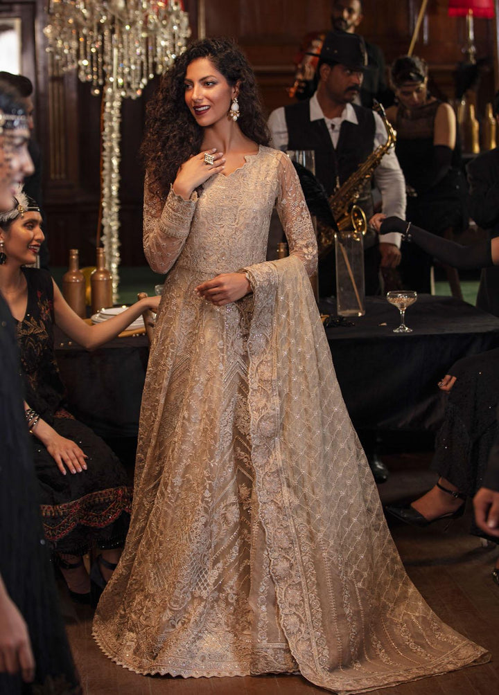 La Royale By Iznik Embroidered Net Suits Unstitched 3 Piece IZ22R IRC-10 Coronation - Luxury Collection