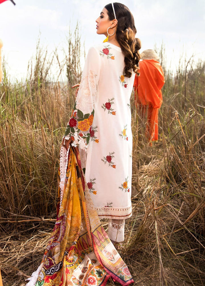 Iznik Embroidered Lawn Suits Unstitched 3 Piece IZ21L 06 Alight - Luxury Collection