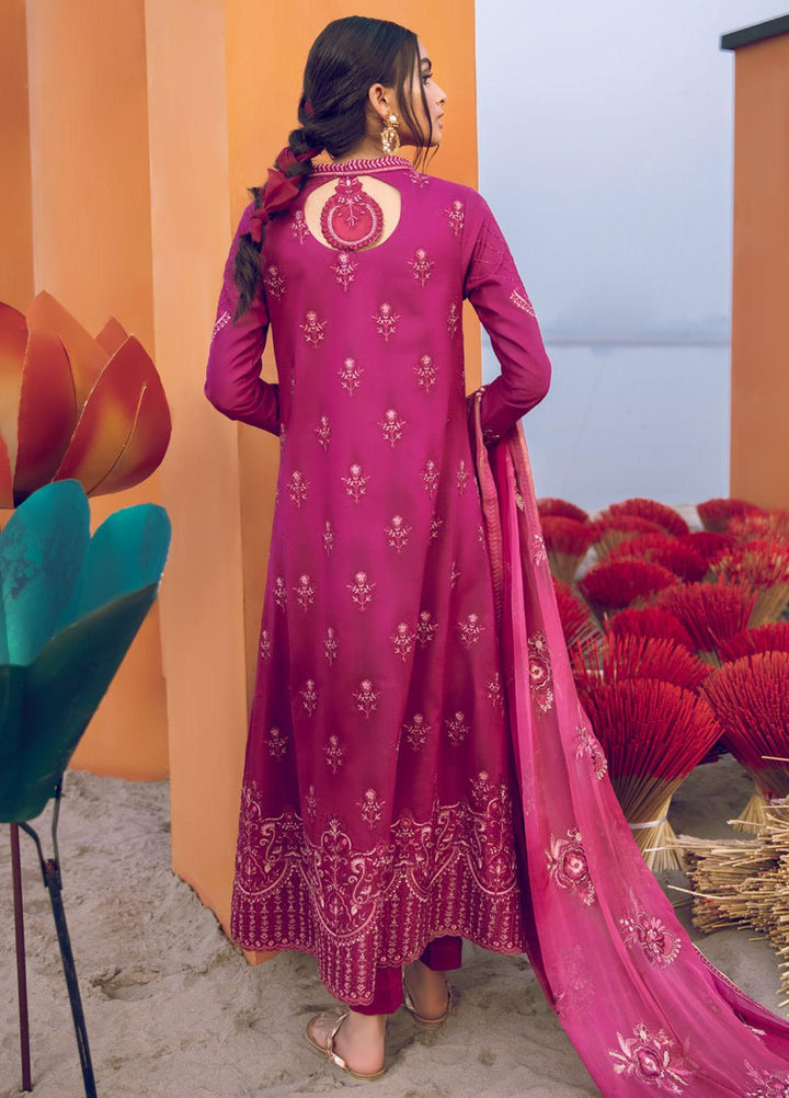 Iznik Embroidered Lawn Suits Unstitched 3 Piece IZ21L 10 Poise - Luxury Collection