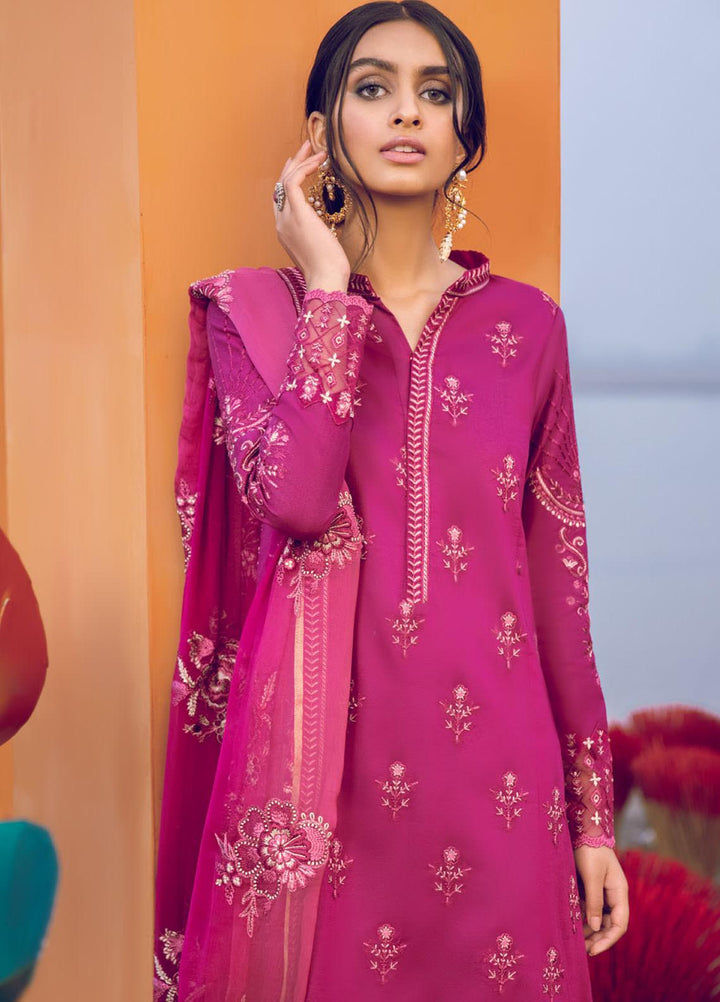 Iznik Embroidered Lawn Suits Unstitched 3 Piece IZ21L 10 Poise - Luxury Collection