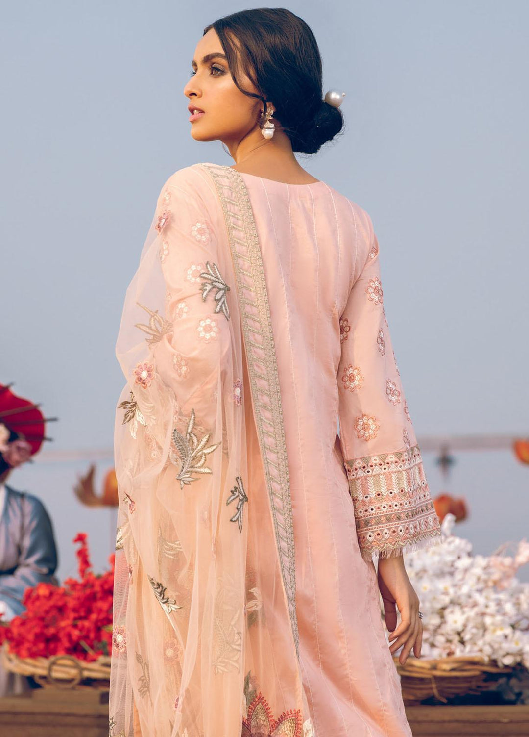 Iznik Embroidered Lawn Suits Unstitched 3 Piece IZ21L 11 Stream - Luxury Collection