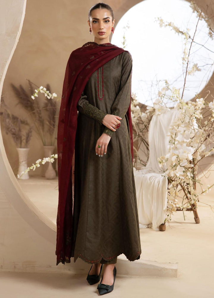 Iznik Embroidered Viscose Suits Unstitched 3 Piece IZ23LW ILW 03 Ashby - Winter Collection