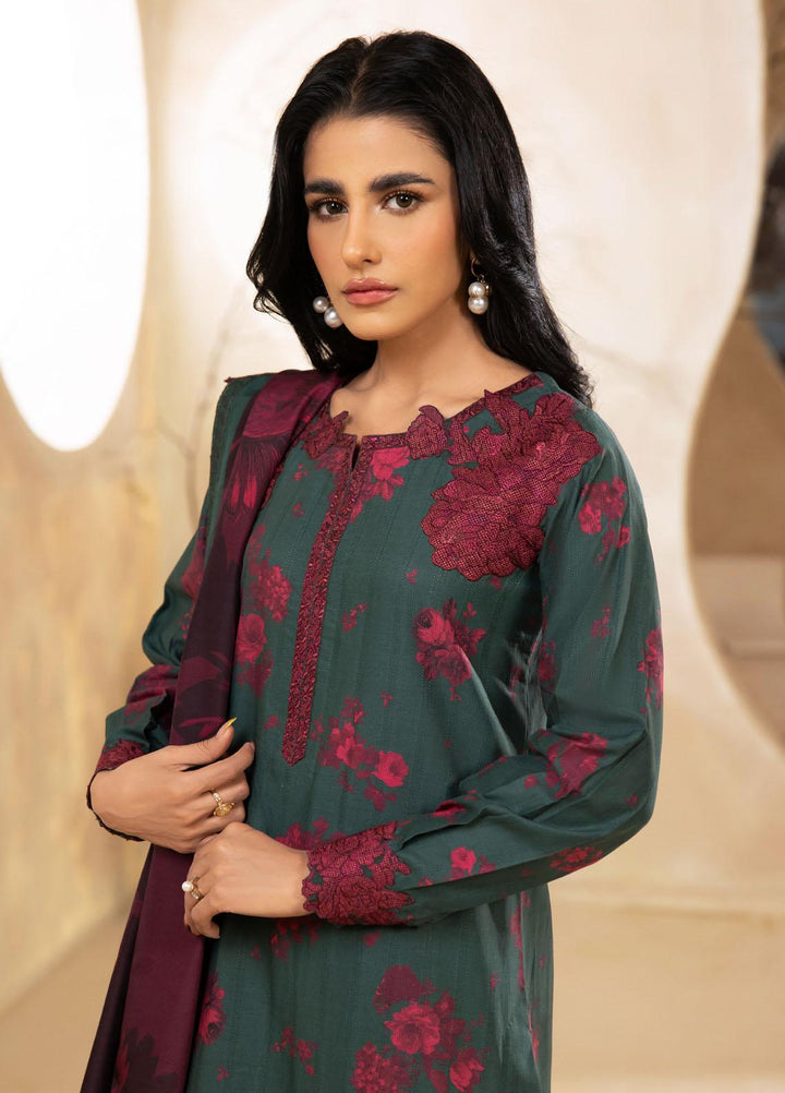 Iznik Embroidered Viscose Suits Unstitched 3 Piece IZ23LW ILW 08 Carina - Winter Collection