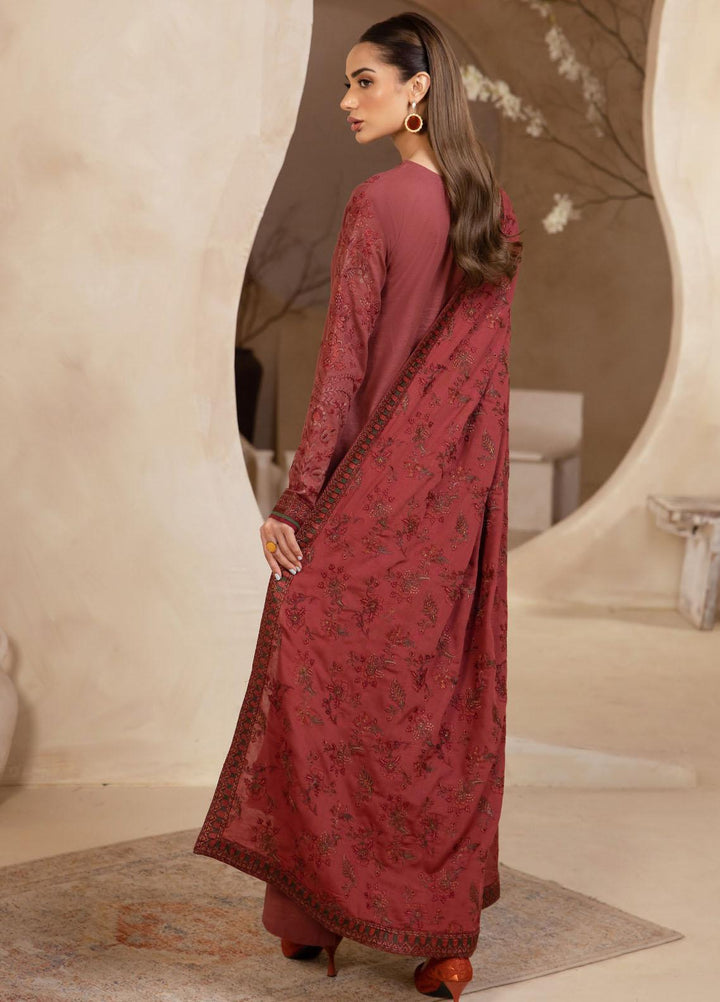 Iznik Embroidered Khaddar Suits Unstitched 3 Piece IZ23LW ILW 10 Lithe - Winter Collection