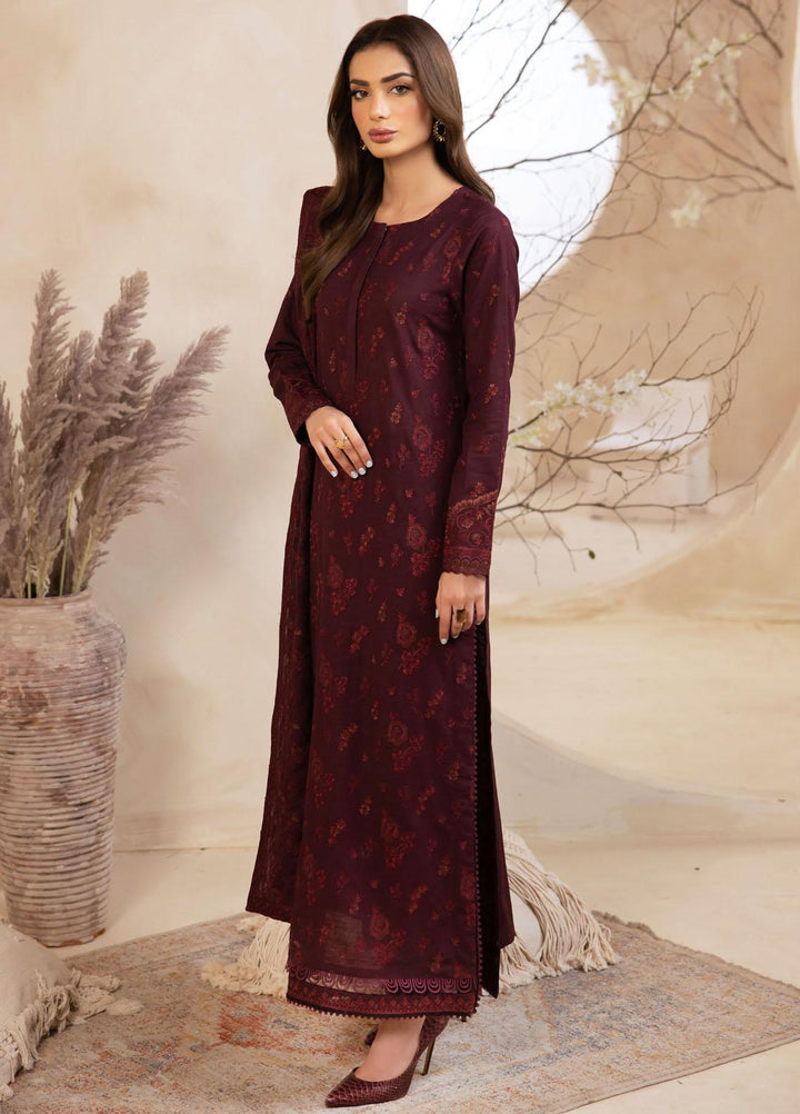 Iznik Embroidered Khaddar Suits Unstitched 3 Piece IZ23LW ILW 11 Candor - Winter Collection