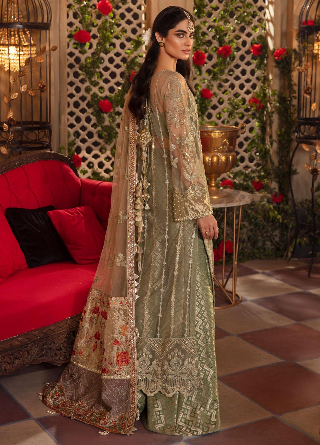 Iznik Embroidered Net Suits Unstitched 3 Piece IZ21M IMC-09 REVERIE - Luxury Formals Collection