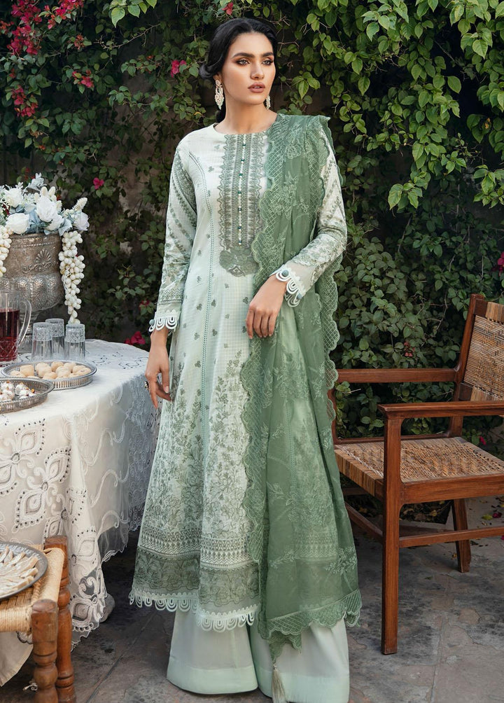 Methi Eid By Iznik Embroidered Lawn Suits Unstitched 3 Piece IZ22ME IME-03 Darkhshaan - Luxury Collection