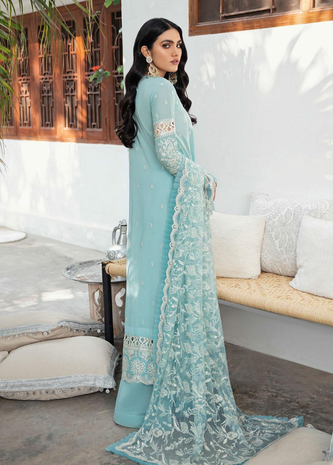 Methi Eid By Iznik Embroidered Lawn Suits Unstitched 3 Piece IZ22ME IME-08 Azbah - Luxury Collection