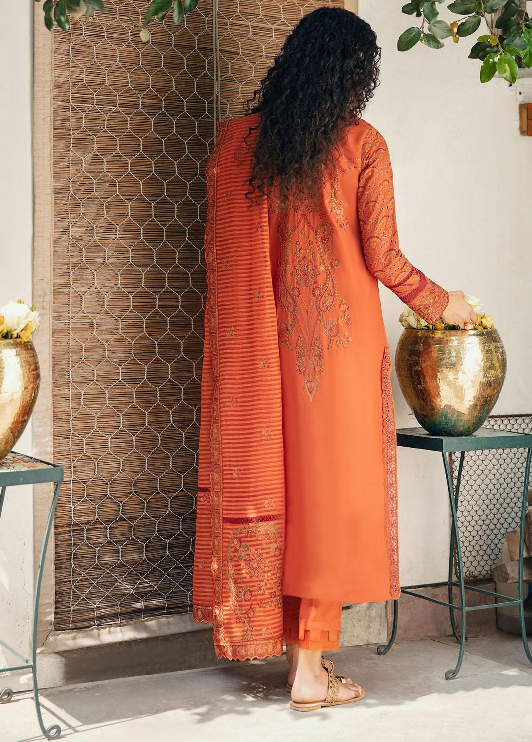 Methi Eid By Iznik Embroidered Lawn Suits Unstitched 3 Piece IZ22ME IME-10 Palash - Luxury Collection