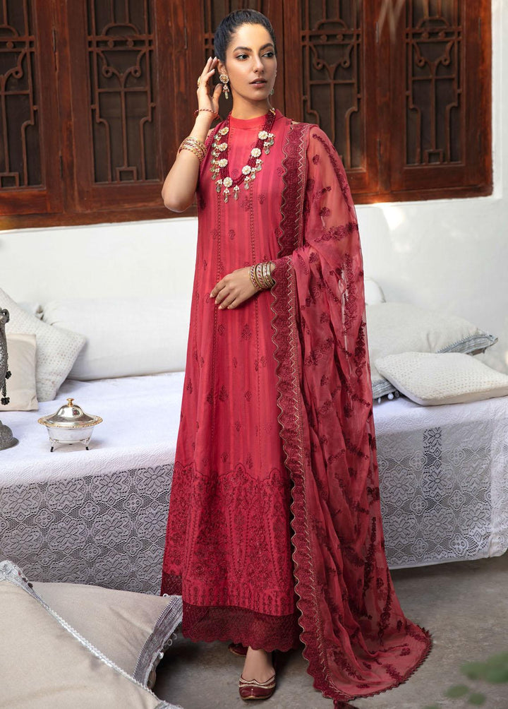 Methi Eid By Iznik Embroidered Lawn Suits Unstitched 3 Piece IZ22ME IME-12 Dahlia - Luxury Collection