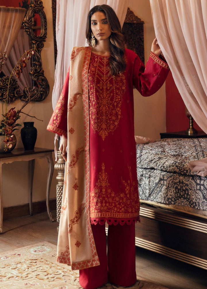 Relic By Iznik Embroidered Khaddar Suits Unstitched 3 Piece IZ21R IPW-04 Fireside - Winter Collection