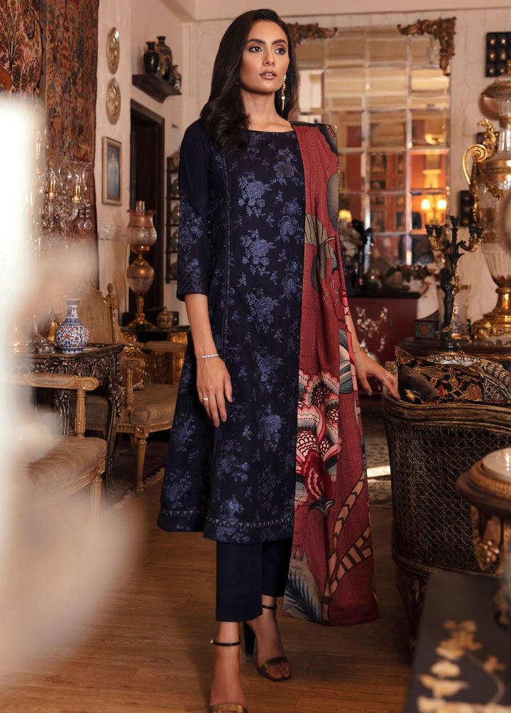 Relic By Iznik Embroidered Khaddar Suits Unstitched 3 Piece IZ21R IPW-06 Victorian - Winter Collection