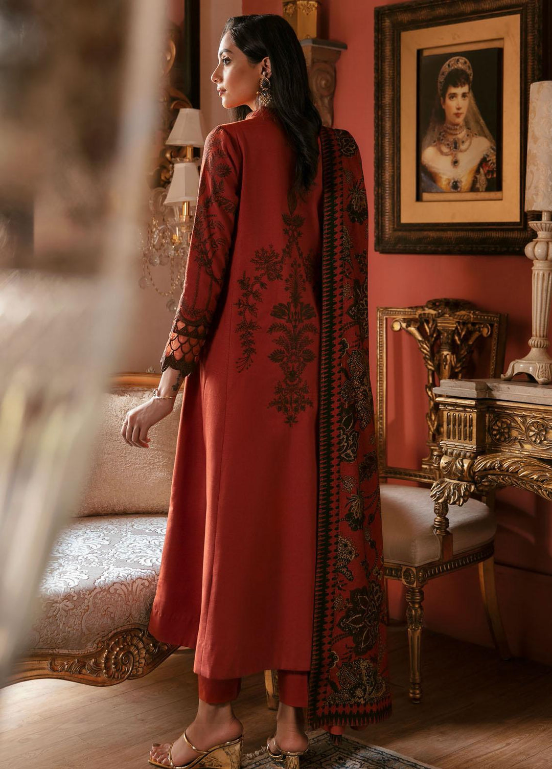 Relic By Iznik Embroidered Khaddar Suits Unstitched 3 Piece IZ21R IPW-07 Chroma - Winter Collection