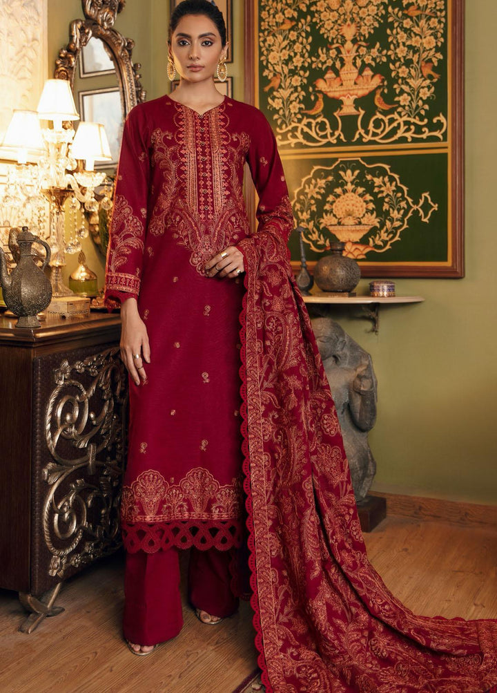 Relic By Iznik Embroidered Khaddar Suits Unstitched 3 Piece IZ21R IPW-08 Regency - Winter Collection