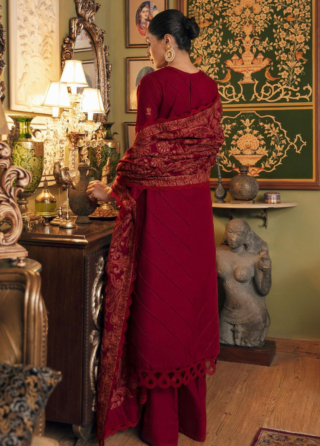 Relic By Iznik Embroidered Khaddar Suits Unstitched 3 Piece IZ21R IPW-08 Regency - Winter Collection