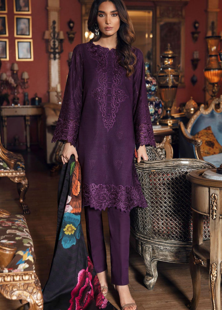 Relic By Iznik Embroidered Khaddar Suits Unstitched 3 Piece IZ21R IPW-09 Gothic - Winter Collection