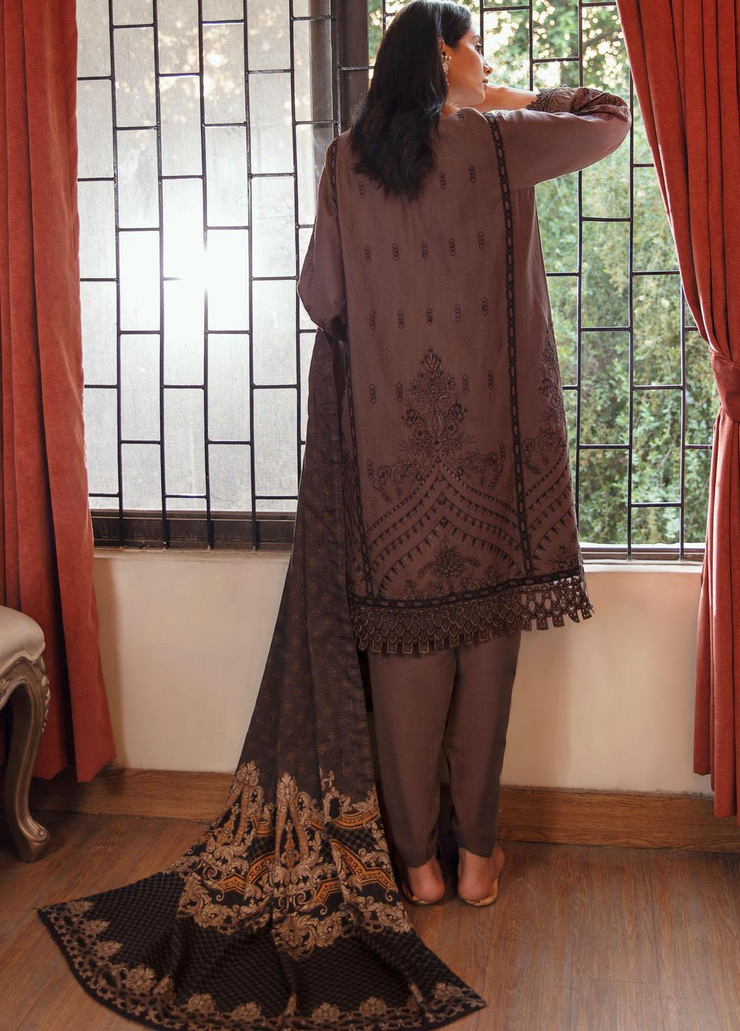 Relic By Iznik Embroidered Khaddar Suits Unstitched 3 Piece IZ21R IPW-11 Neo - Winter Collection