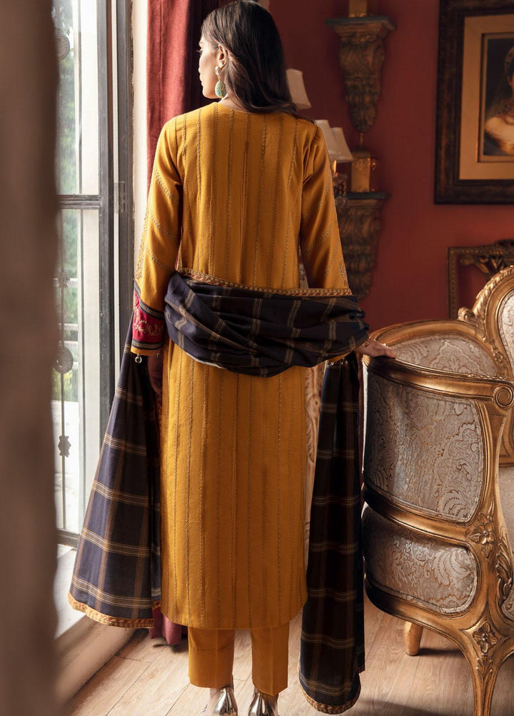 Relic By Iznik Embroidered Khaddar Suits Unstitched 3 Piece IZ21R IPW-12 Ormolu - Winter Collection